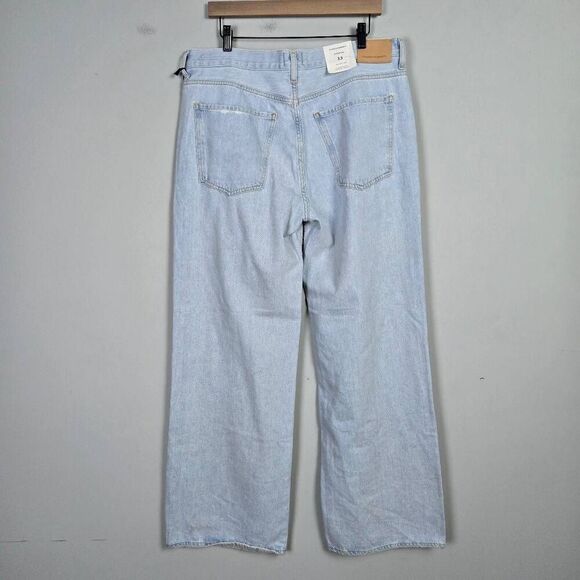 Citizens of Humanity Womens Annina Wide Leg Jeans Size 33 Blue High Rise NWT - Picture 2 of 9